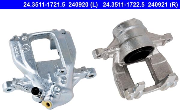 ATE 24.3511-1721.5 - Brake Caliper autospares.lv