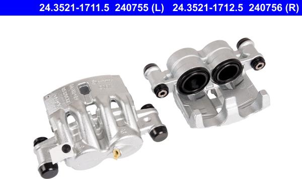 ATE 24.3521-1712.5 - Brake Caliper autospares.lv