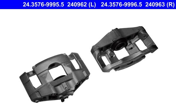 ATE 24.3576-9996.5 - Brake Caliper autospares.lv