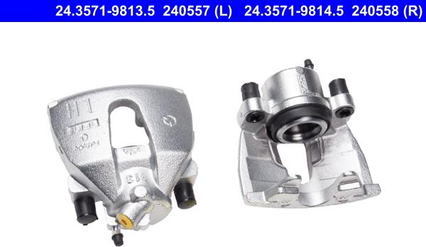 ATE 24.3571-9814.5 - Brake Caliper autospares.lv
