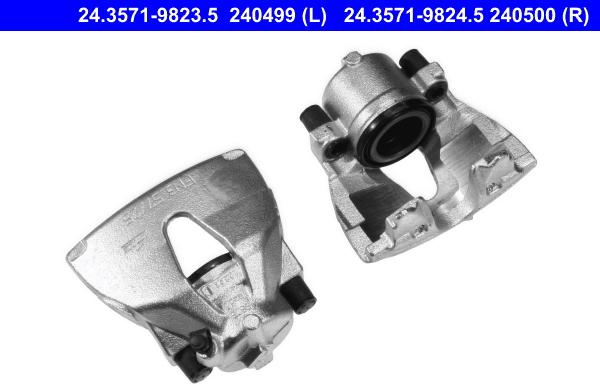 ATE 24.3571-9824.5 - Brake Caliper autospares.lv