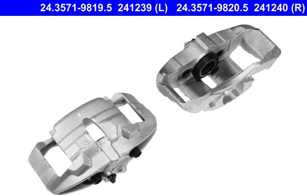 ATE 24.3571-9820.5 - Brake Caliper autospares.lv