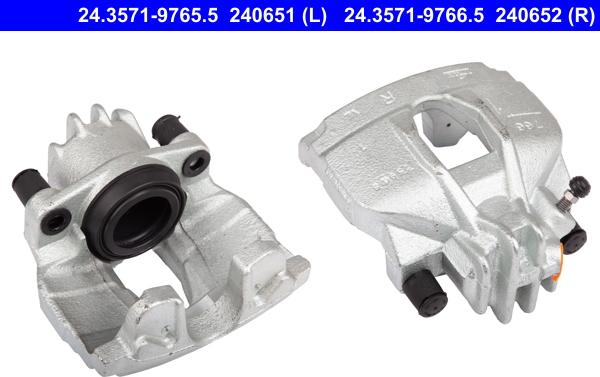 ATE 24.3571-9766.5 - Brake Caliper autospares.lv