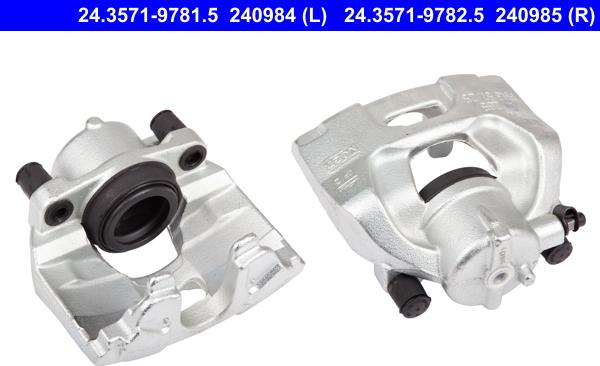 ATE 24.3571-9782.5 - Brake Caliper autospares.lv