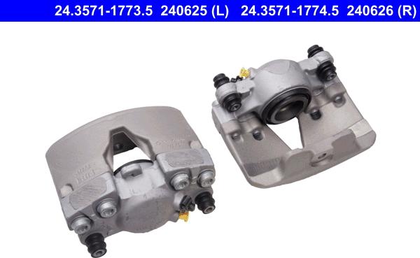 ATE 24.3571-1773.5 - Brake Caliper autospares.lv