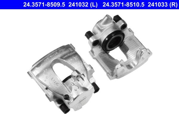 ATE 24.3571-8510.5 - Brake Caliper autospares.lv