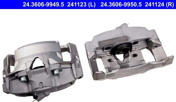 ATE 24.3606-9950.5 - Brake Caliper autospares.lv