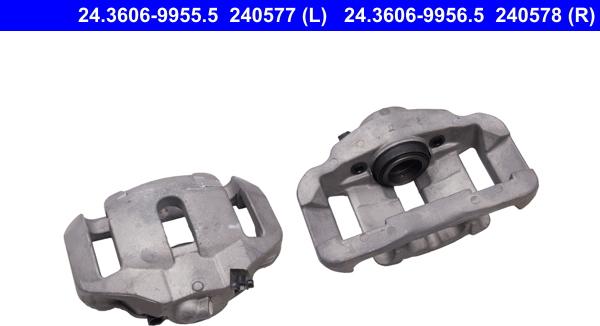 ATE 24.3606-9955.5 - Brake Caliper autospares.lv