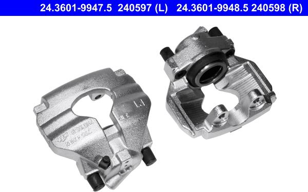 ATE 24.3601-9947.5 - Brake Caliper autospares.lv