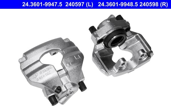 ATE 24.3601-9948.5 - Brake Caliper autospares.lv