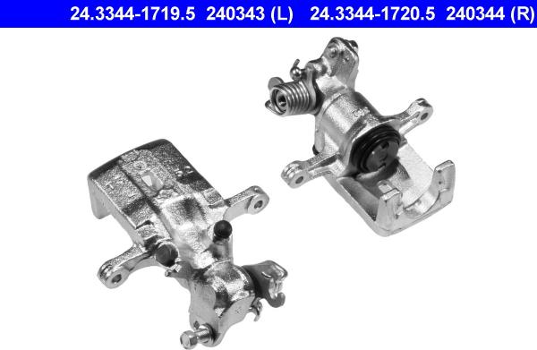 ATE 24.3344-1719.5 - Brake Caliper autospares.lv