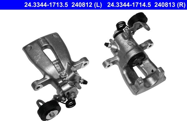 ATE 24.3344-1714.5 - Brake Caliper autospares.lv