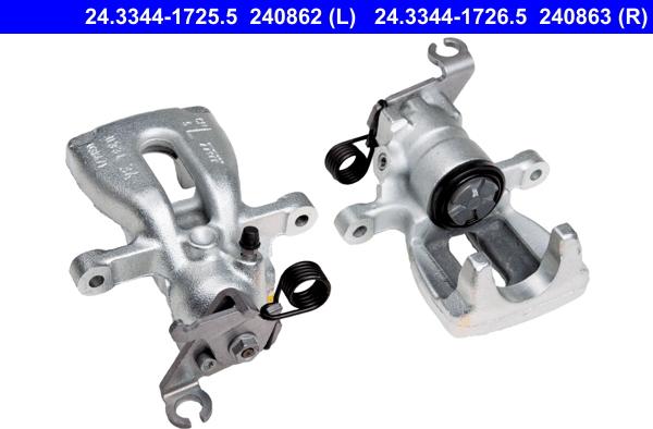 ATE 24.3344-1726.5 - Brake Caliper autospares.lv