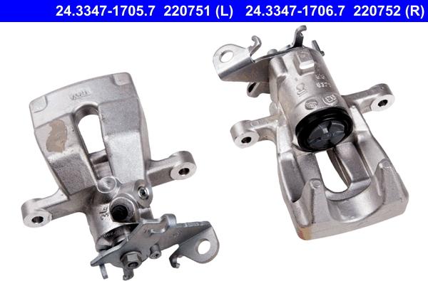 ATE 24.3347-1706.7 - Brake Caliper autospares.lv