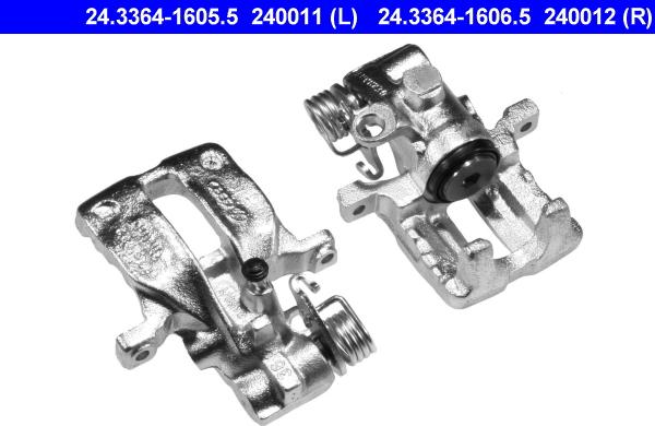 ATE 24.3364-1605.5 - Brake Caliper autospares.lv