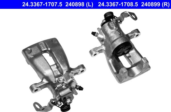 ATE 24.3367-1708.5 - Brake Caliper autospares.lv