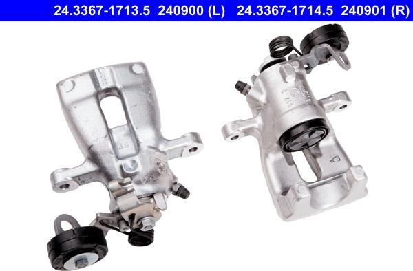 ATE 24.3367-1714.5 - Brake Caliper autospares.lv