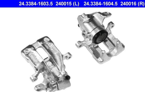 ATE 24.3384-1604.5 - Brake Caliper autospares.lv