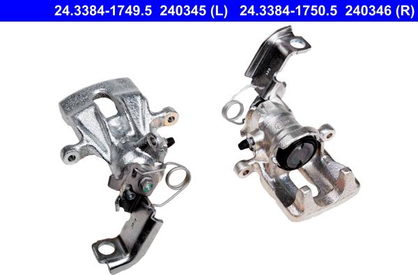 ATE 24.3384-1749.5 - Brake Caliper autospares.lv