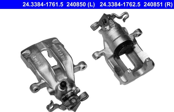ATE 24.3384-1761.5 - Brake Caliper autospares.lv