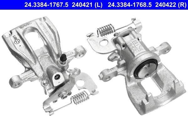 ATE 24.3384-1767.5 - Brake Caliper autospares.lv