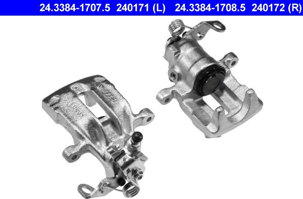 ATE 24.3384-1707.5 - Brake Caliper autospares.lv