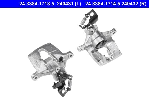 ATE 24.3384-1714.5 - Brake Caliper autospares.lv