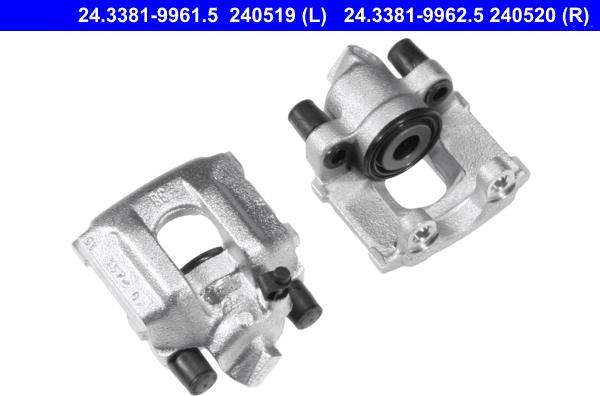 ATE 24.3381-9961.5 - Brake Caliper autospares.lv