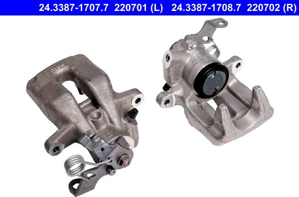 ATE 24.3387-1708.7 - Brake Caliper autospares.lv