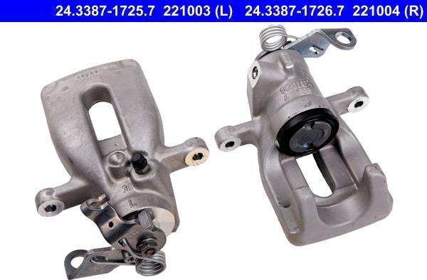 ATE 24.3387-1725.7 - Brake Caliper autospares.lv