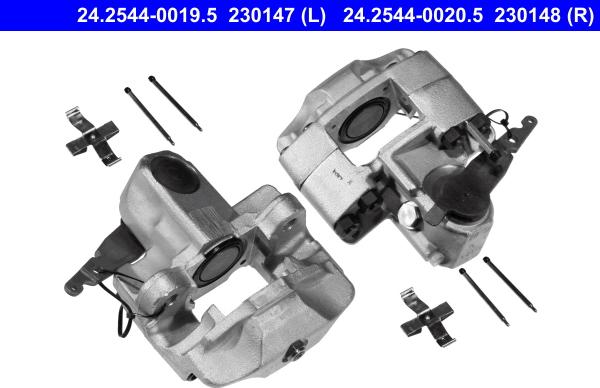 ATE 24.2544-0019.5 - Brake Caliper autospares.lv