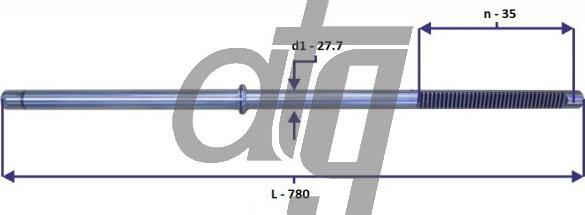 ATG 20150046 - Steering Shaft autospares.lv