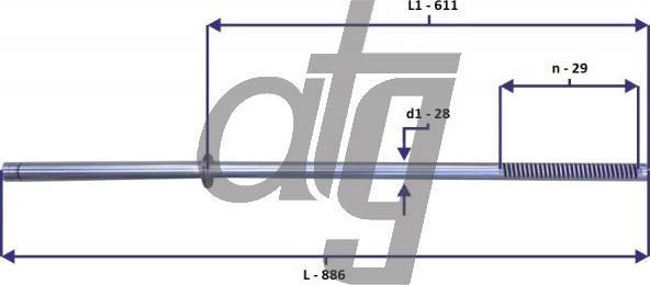 ATG 20150066 - Steering Shaft autospares.lv