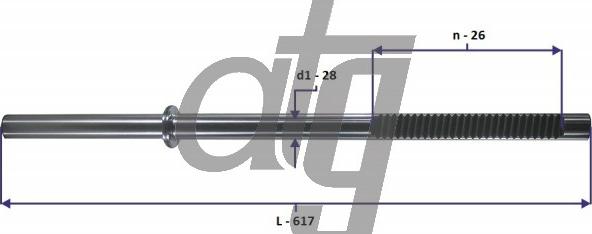 ATG 20150004 - Steering Shaft autospares.lv