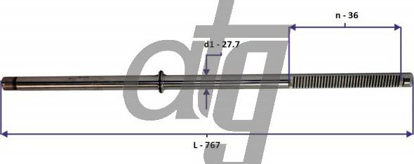 ATG 20150005 - Steering Shaft autospares.lv