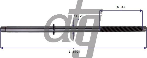 ATG 20150014 - Steering Shaft autospares.lv