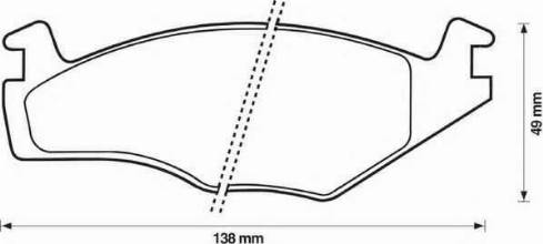 AUDI 867698151 - Floating caliper brake brake disc for vehicles without anti- loc: 1 pcs. autospares.lv