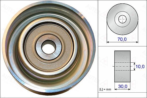 Autex 654941 - Pulley, v-ribbed belt autospares.lv