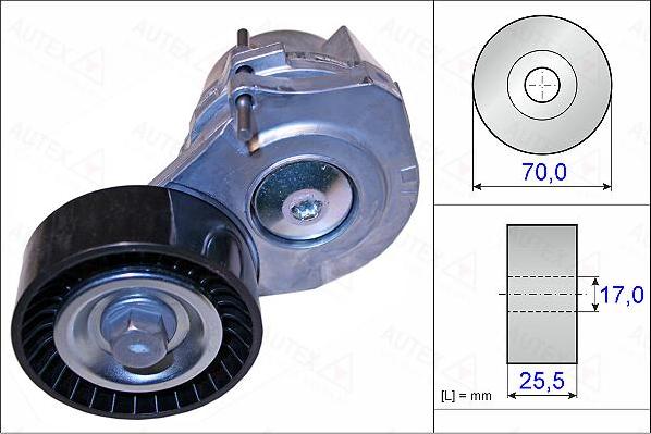 Autex 654963 - Belt Tensioner, v-ribbed belt autospares.lv