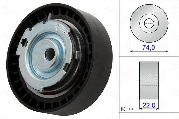 Autex 654906 - Tensioner Pulley, timing belt autospares.lv