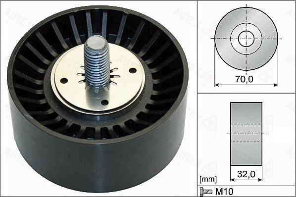 Autex 654938 - Pulley, v-ribbed belt autospares.lv