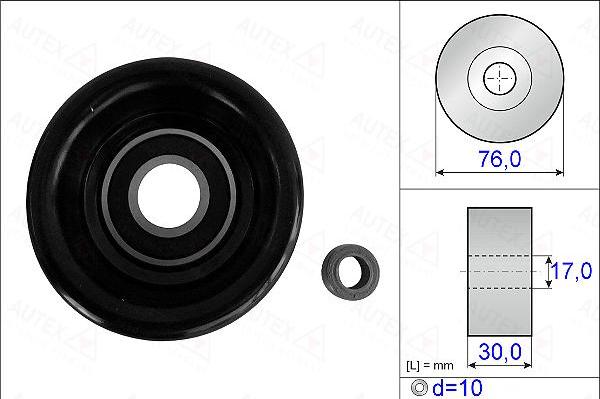 Autex 654933 - Pulley, v-ribbed belt autospares.lv