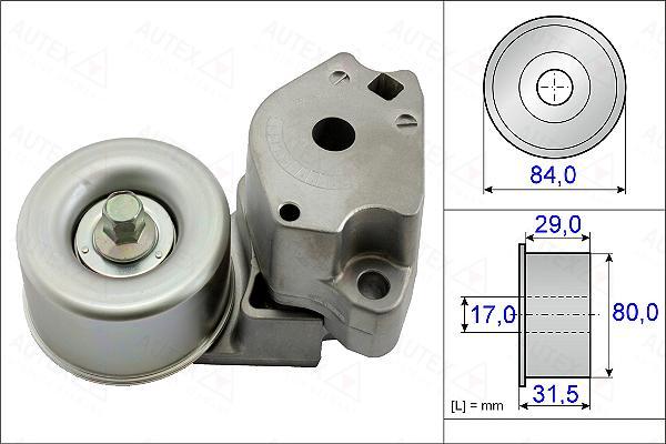 Autex 654977 - Belt Tensioner, v-ribbed belt autospares.lv