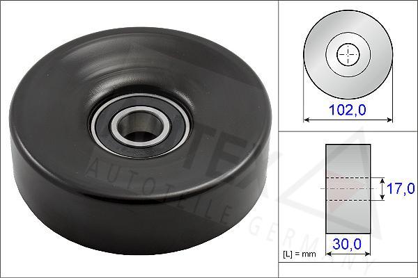 Autex 654697 - Pulley, v-ribbed belt autospares.lv