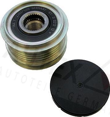 Autex 654666 - Pulley, alternator, freewheel clutch autospares.lv