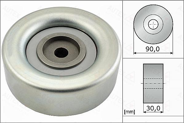 Autex 654857 - Pulley, v-ribbed belt autospares.lv