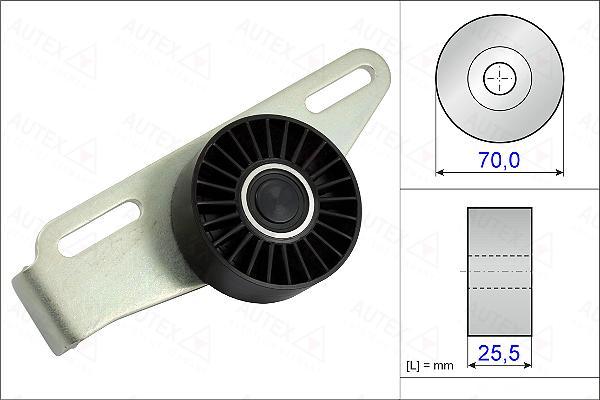 Autex 654862 - Pulley, v-ribbed belt autospares.lv