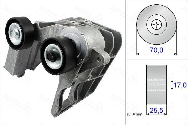 Autex 654885 - Belt Tensioner, v-ribbed belt autospares.lv