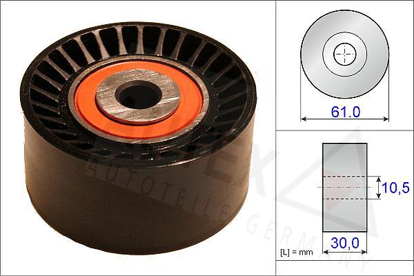 Autex 654832 - Deflection / Guide Pulley, timing belt autospares.lv
