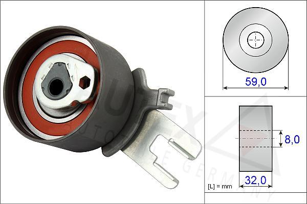 Autex 654825 - Tensioner Pulley, timing belt autospares.lv